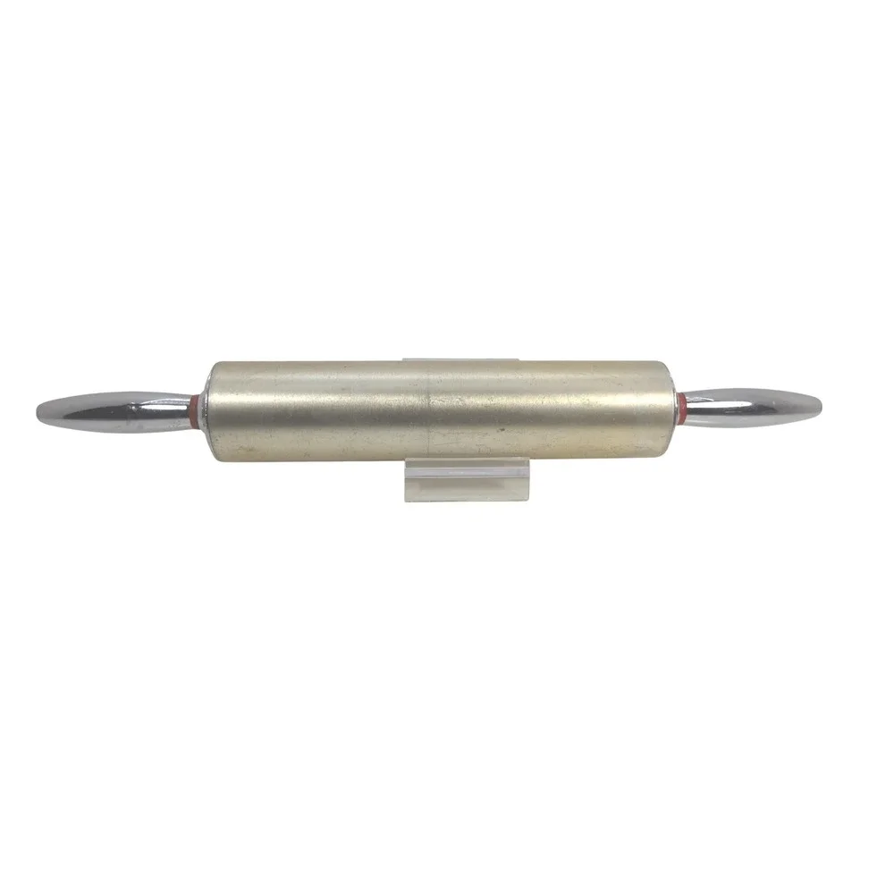Vintage Gold and Silver Metal Rolling Pin Heavy‎ Duty Professional Baker Tool